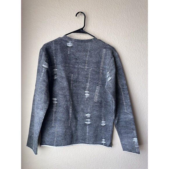 Cheap Monday Pipe Trompe l'oeil Oversize Knit Sweatshirt Men’s Size XS - Picture 6 of 8